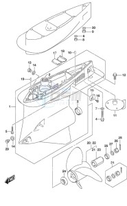 DF 250AP drawing Gear Case