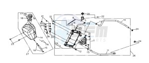 QUAD LANDER 300S drawing RADIATOR