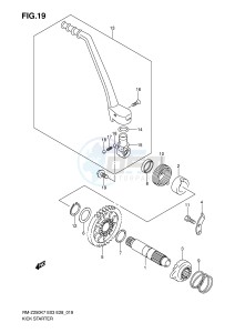 RM-Z250 (E3-E28) drawing KICK STARTER