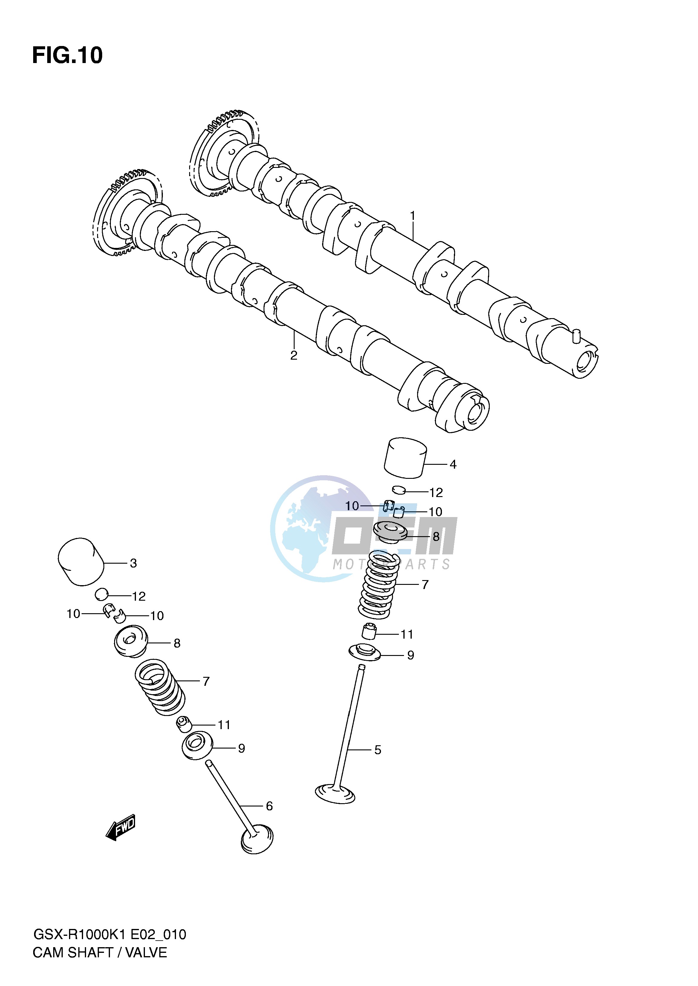 CAM SHAFT - VALVE