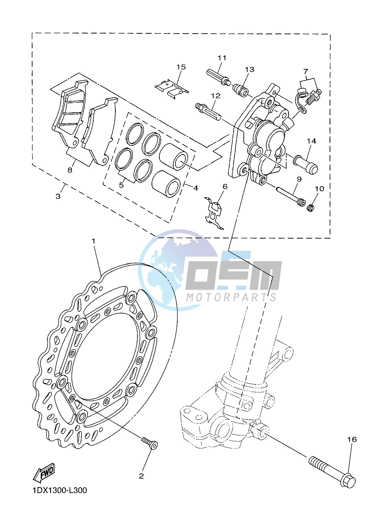 FRONT BRAKE CALIPER