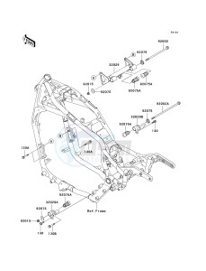 VN 1500 D[VULCAN 1500 CLASSIC] (D1-D2) [VULCAN 1500 CLASSIC] drawing FRAME FITTINGS