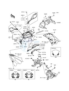 NINJA_250SL_ABS BX250BFF XX (EU ME A(FRICA) drawing Cowling