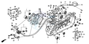 SZX50S X8R-S drawing CRANKCASE/OIL PUMP