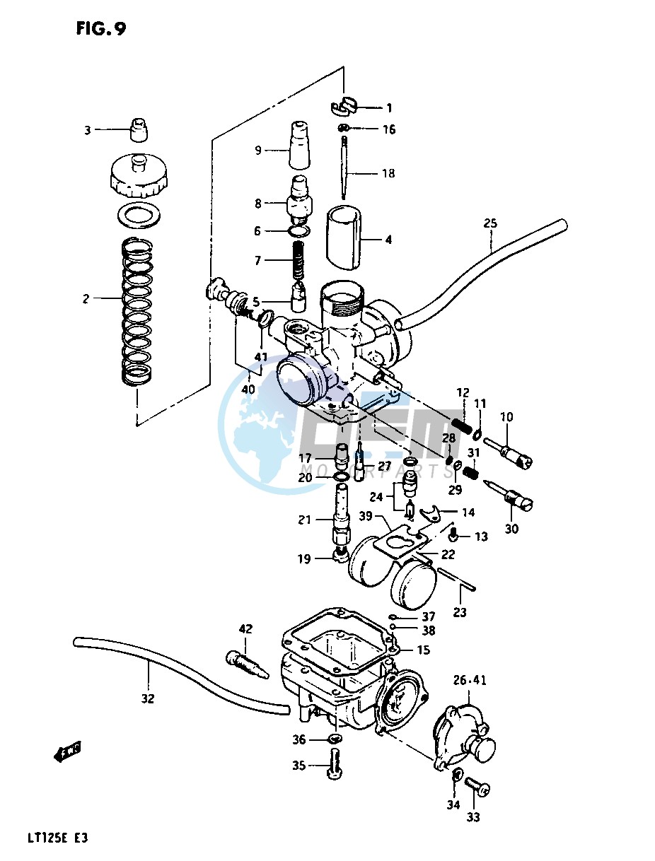 CARBURETOR (MODEL E)