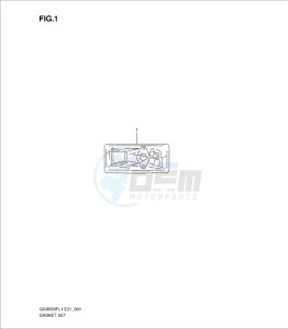 GSXF650 drawing GASKET SET