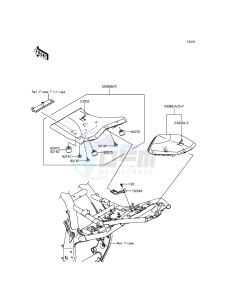 Z800 ZR800AGF FR GB XX (EU ME A(FRICA) drawing Seat