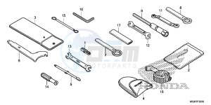 CB600FD Hornet 3ED drawing TOOL