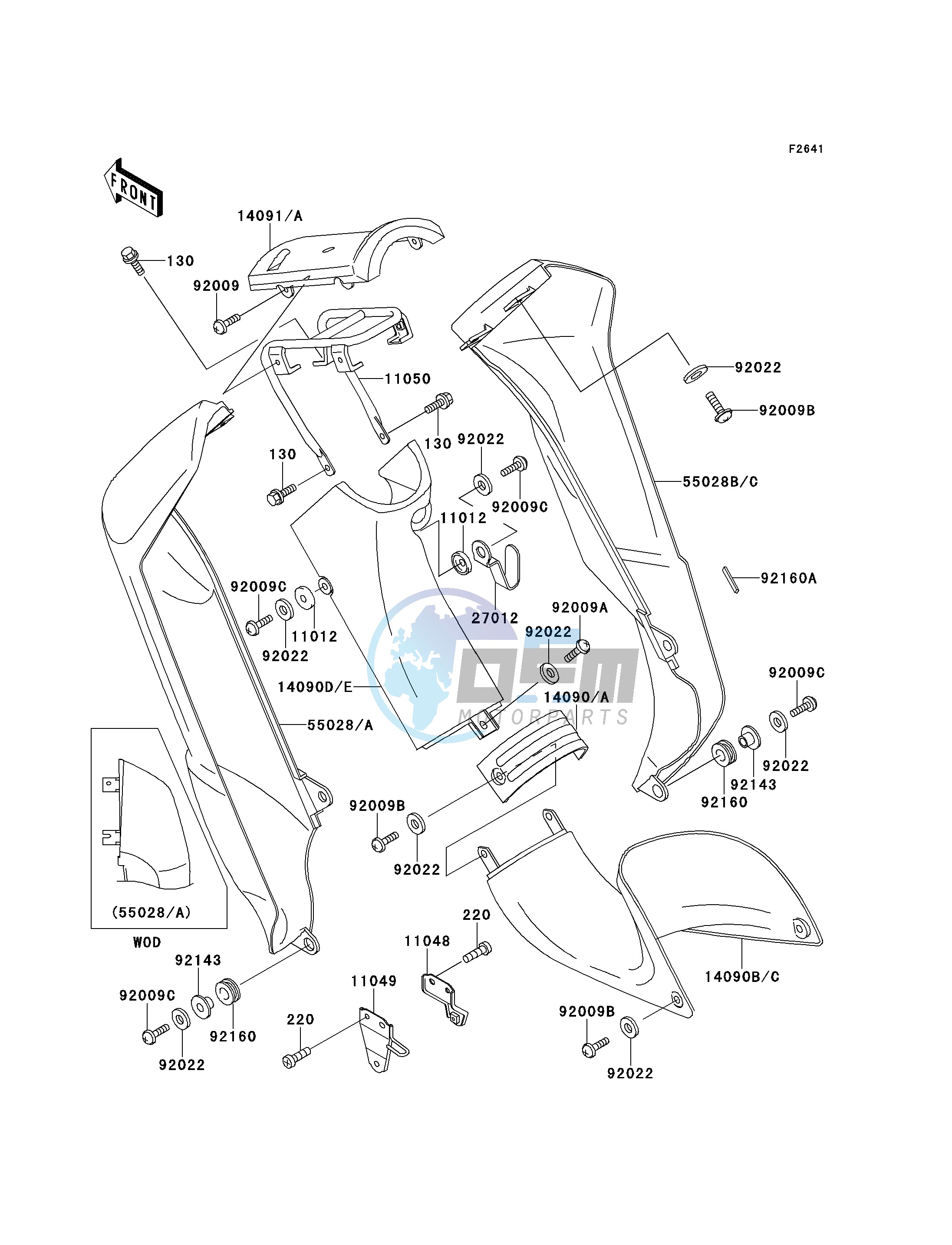 LEG SHIELD_CHAIN COVER