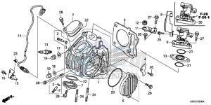 MSX125AH Europe Direct - (ED) drawing CYLINDER HEAD