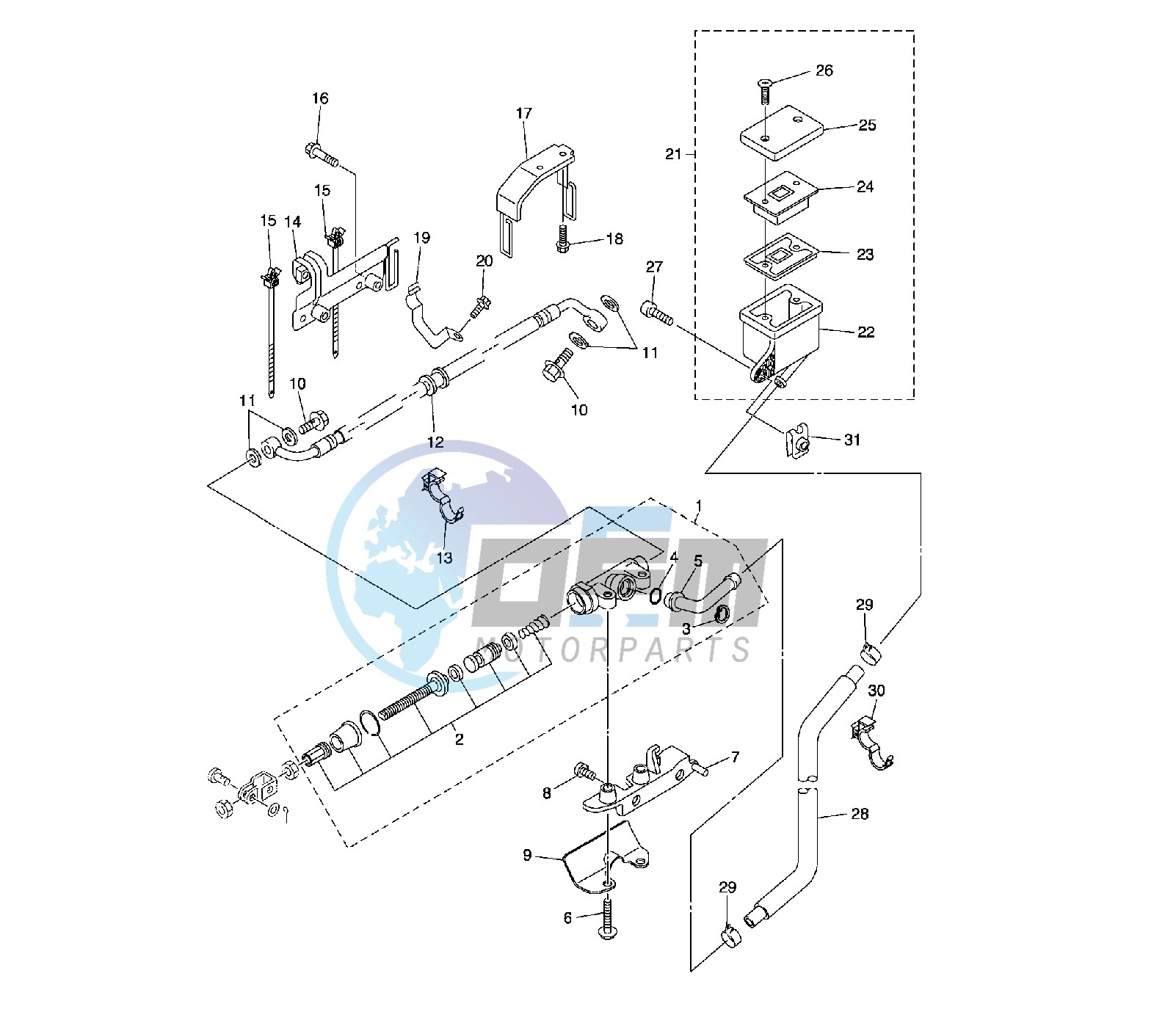 REAR MASTER CYLINDER