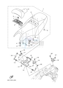 XP500A T-MAX T-MAX 500 (59CR) drawing SEAT