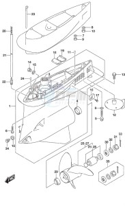 DF 250AP drawing Gear Case