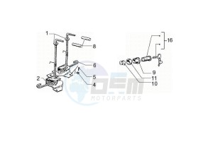 PX 125 30 Anni drawing Locks