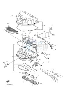 YZF-R1M 998 R4 (2KSE) drawing INTAKE