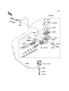 VN1700_CLASSIC_ABS VN1700FDF GB XX (EU ME A(FRICA) drawing Clutch Master Cylinder