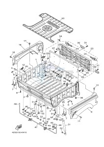 YXR700F YXR7FB RHINO 700 (1RB2 1RB3 1RB4 1RB5) drawing CARRIER