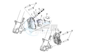 Shiver 750 drawing Front brake caliper