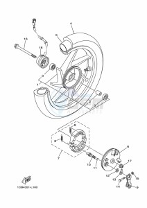 ED06 drawing FRONT WHEEL