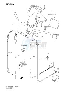 LT-F250 (E17) drawing HANDLE BAR (MODEL K3 K4 K5 K6)