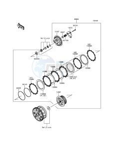 NINJA H2 ZX1000NFF XX (EU ME A(FRICA) drawing Accessory(Assist&slipper Clutch)