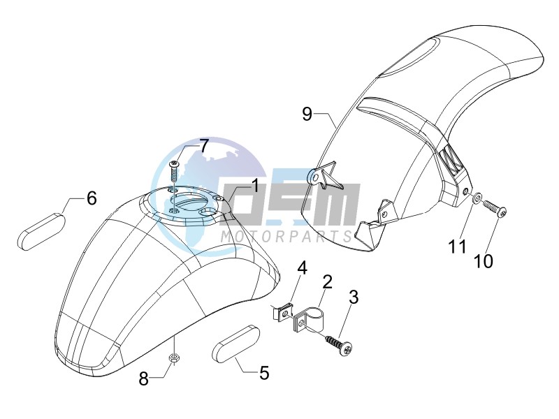 Wheel housing - Mudguard