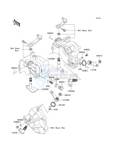 KAF 620 R [MULE 4010 TRANS4X4] (R9F-RAFA) RAF drawing GEAR CHANGE MECHANISM