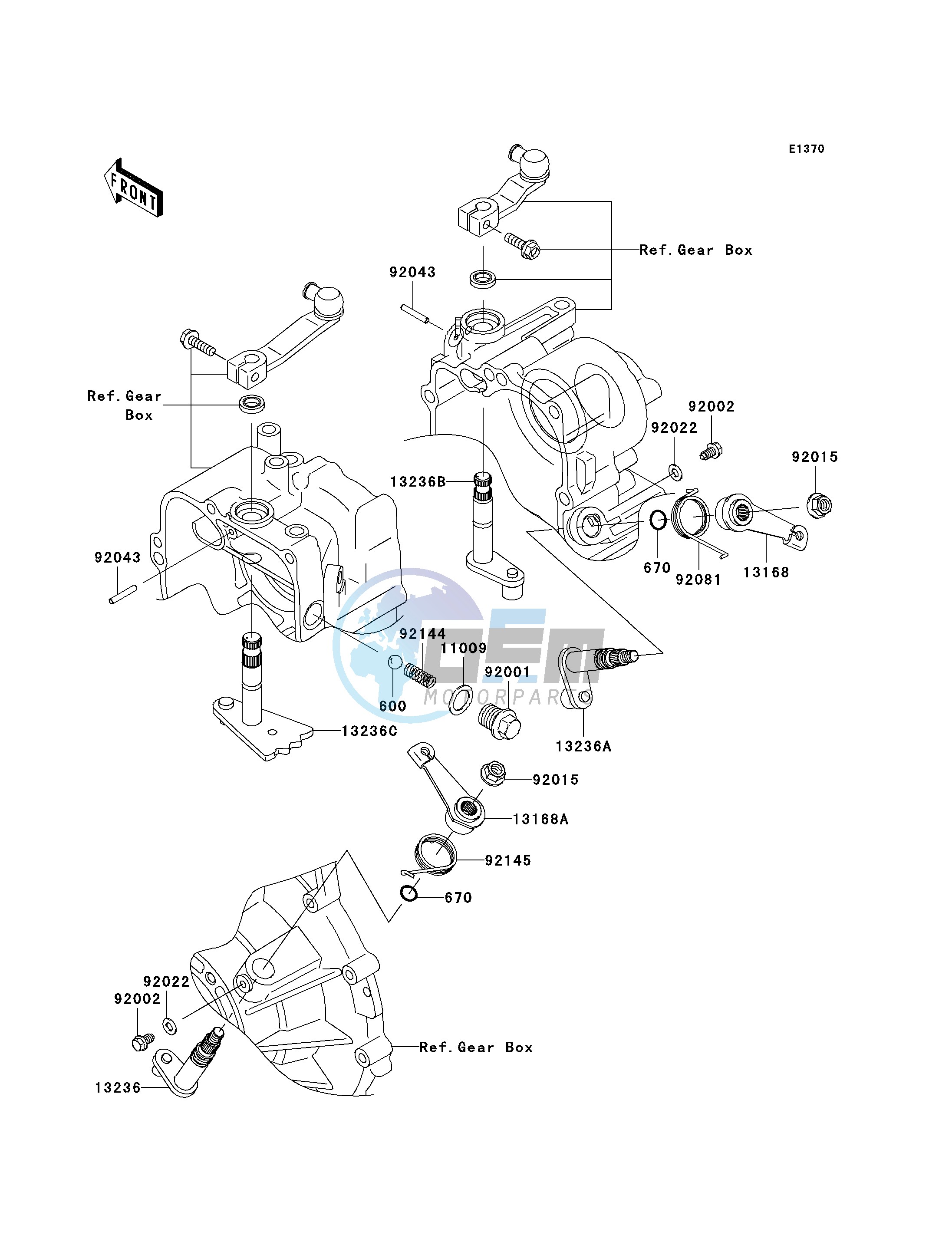 GEAR CHANGE MECHANISM