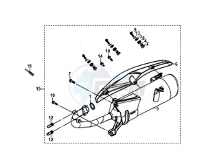 JET 14 25KMH 50 (L8) NL EURO4 drawing EXHAUST