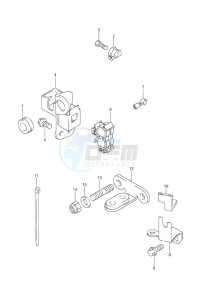 DF 9.9 drawing Remocon Cable Holder w/Power Tilt