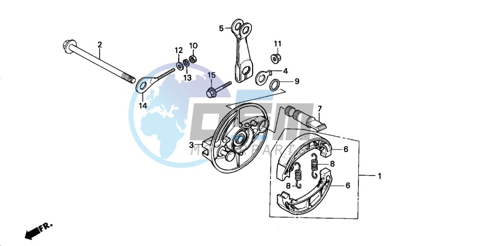 REAR BRAKE PANEL