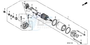 CB600FAA Australia - (U / ABS) drawing STARTING MOTOR