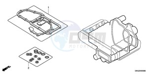 GL1800A Korea - (KO) drawing GASKET KIT B