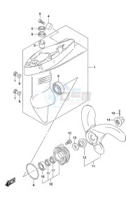 DF 2.5 drawing Gear Case