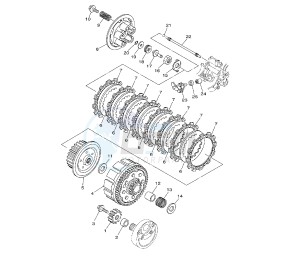 YZ LC 125 drawing CLUTCH