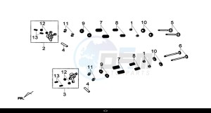 JOYMAX Z 300I ABS (LW30W1-EU) (L9) drawing N-EX. VALVE ROCKER ARM