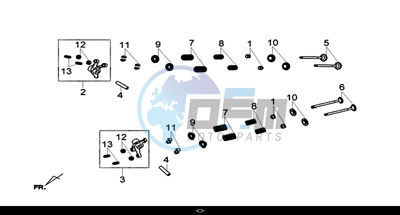 N-EX. VALVE ROCKER ARM