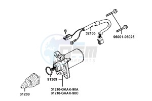 G-DINK 50 Netherlands drawing Starting motor