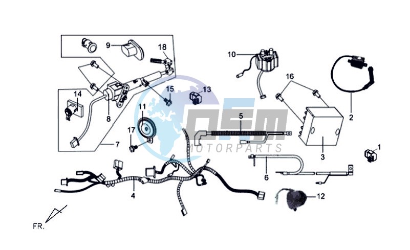 WIRING HARNASS - ELECTRONIC PARTS