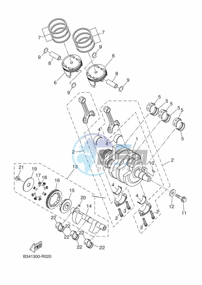 CRANKSHAFT & PISTON