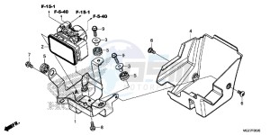 CB500XAE CB500X ABS UK - (E) drawing ABS MODULATOR