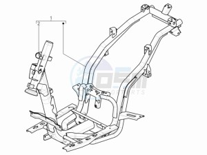 Typhoon 125 4t 2v e3 drawing Frame bodywork