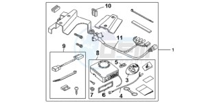 CBF600N9 France - (F / CMF) drawing AVERTO ALARM KIT