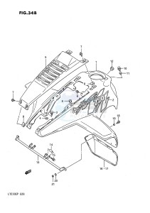 LT230E (E28) drawing FRONT FENDER (MODEL N P)