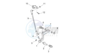 Stelvio 1200 1200 drawing Gear lever