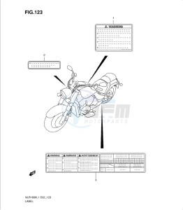 VLR1800 drawing LABEL (VLR1800TL1 E24)