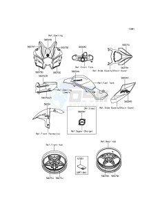 NINJA H2 ZX1000NFF XX (EU ME A(FRICA) drawing Decals