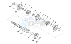 RXV 450-550 Street Legal drawing Driven shaft