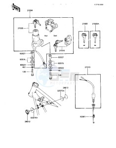 KZ 440 A [LTD] (A2-A4) [LTD] drawing IGNITION SWITCH_LOCKS_REFLECTORS -- 81-83 A2_A3_A4- -