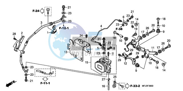 REAR VALVE UNIT (CBR600RA)